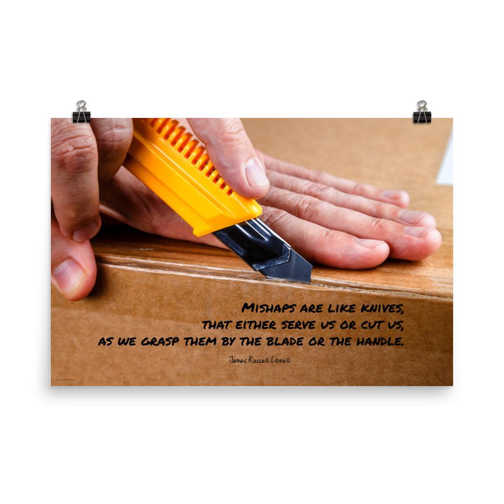 Workplace Safety Poster: Boxcutter Safety – Inspire Safety