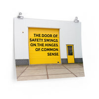 Door of Safety - Economy Safety Poster