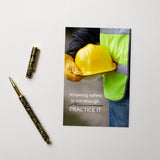 Knowing safety is not enough. Practice it. | Safety Posters and more from Inspiresafety.com - notVariant - 2