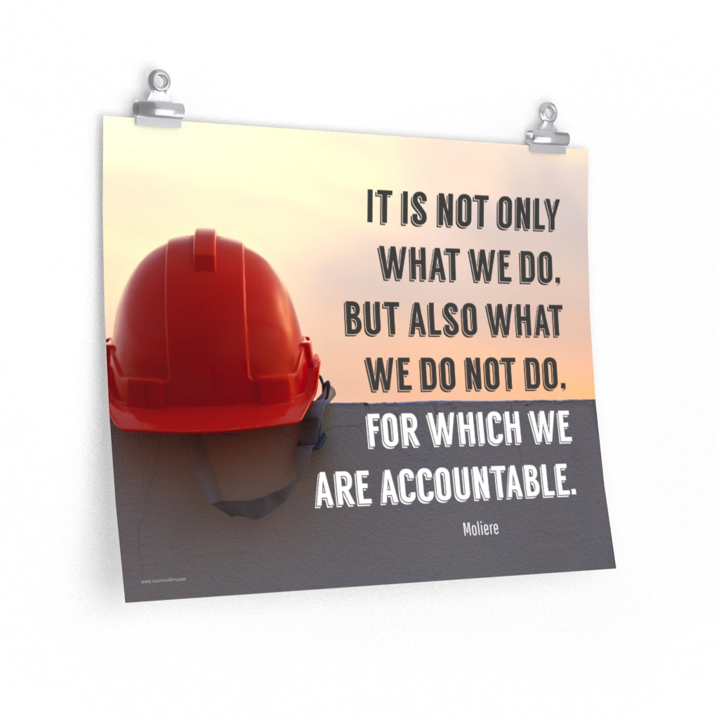 Inspire Accountability With This Workplace Safety Poster – Inspire Safety