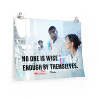 Wise Enough - Economy Safety Poster