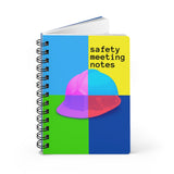 Safety Meeting Notes - Spiral Bound Journal
