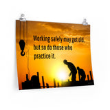 Working Safely - Economy Safety Poster