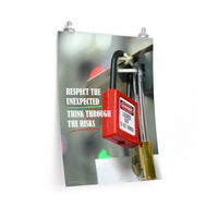 Respect The Unexpected - Economy Safety Poster