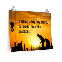 Working Safely - Economy Safety Poster