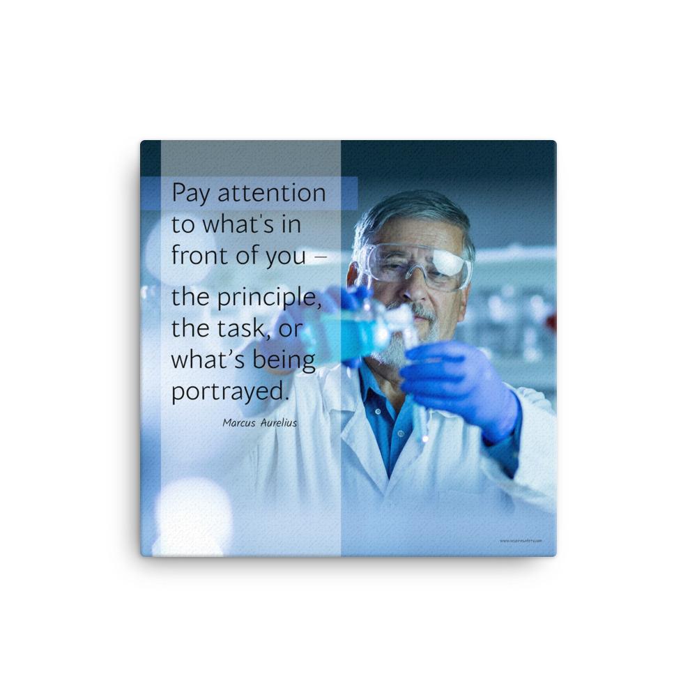 Lab Quote Frame Expert-Approved Lab Safety Poster with Timeless Stoic Quote – Inspire ...