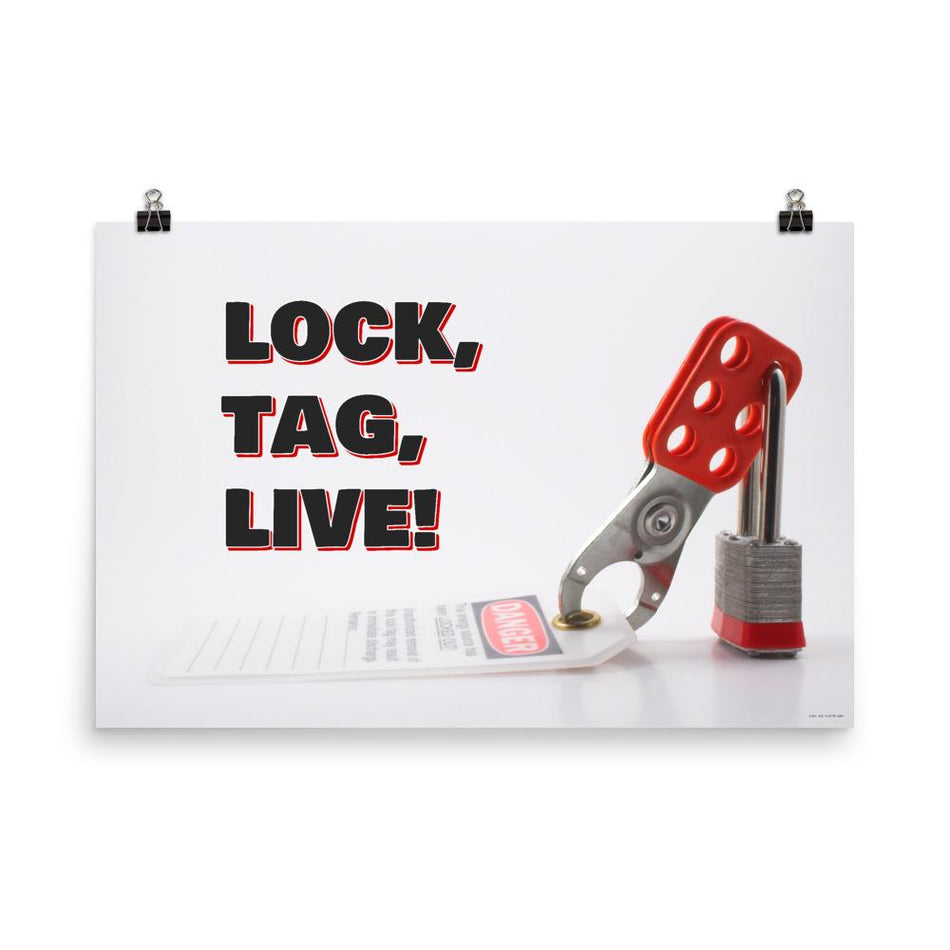 Landscape Safety Posters – tagged “lockout/tagout” – Inspire Safety