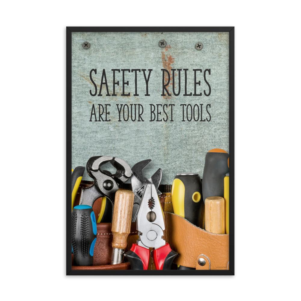 Construction Safety Poster: Rules for a Safe Workspace – Inspire Safety