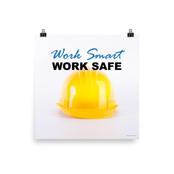 Work Smart Sticker Work Smart Work Safe – Inspire Safety