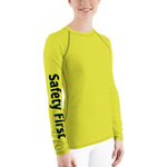 Safety First - Women's Rashguard Longsleeve Shirt