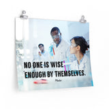 Wise Enough - Economy Safety Poster