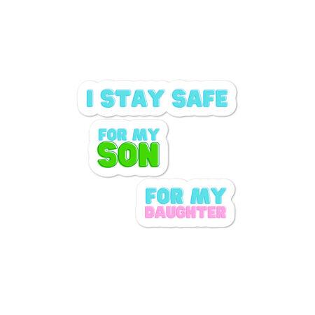 I Stay Safe - Sticker
