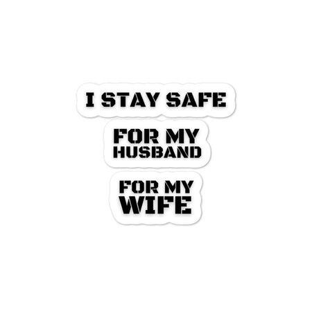 I Stay Safe - Sticker