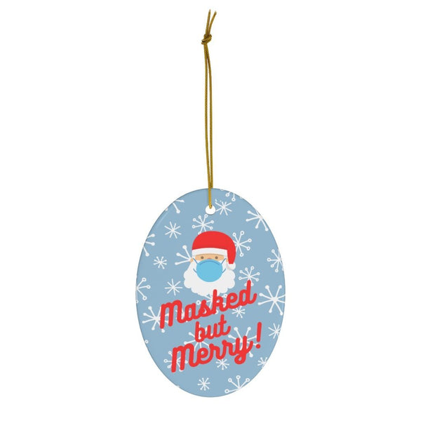 Masked but Merry - Christmas Ornament