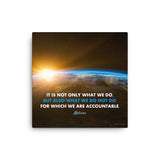 We Are Accountable - Safety Posters on Canvas