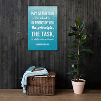 Pay Attention - Safety Posters on Canvas