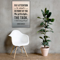 Pay Attention - Safety Posters on Canvas