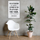 Pay Attention - Safety Posters on Canvas