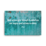 Good Actions - Safety Posters on Canvas