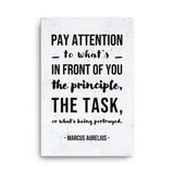 Pay Attention - Safety Posters on Canvas