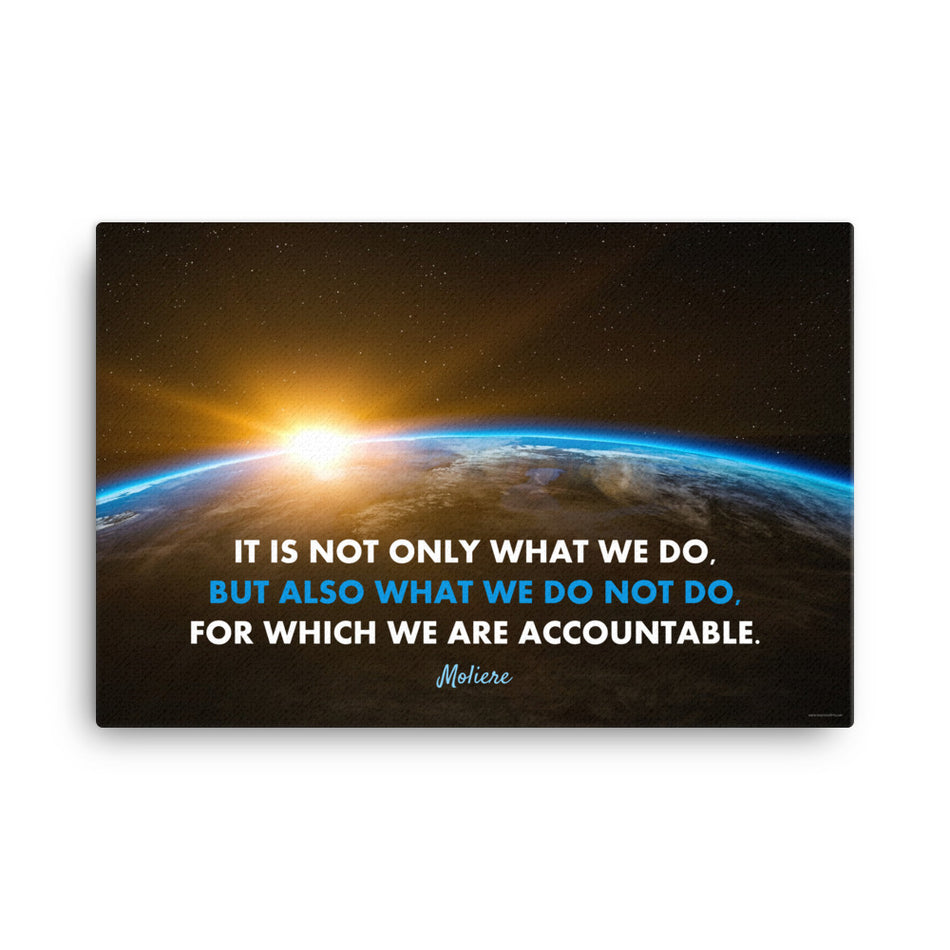 We Are Accountable - Safety Posters on Canvas