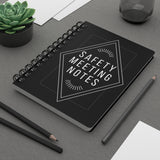 Safety Meeting Notes - Spiral Bound Journal