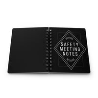 Safety Meeting Notes - Spiral Bound Journal
