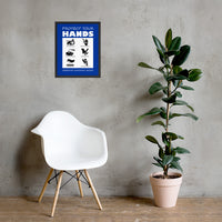 Protect Your Hands - Framed Safety Posters