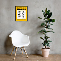 Protect Your Hands - Framed Safety Posters