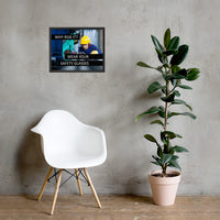 Why Risk It - Framed Safety Posters