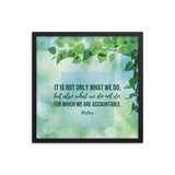 We Are Accountable - Framed Safety Posters