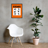 Protect Your Hands - Framed Safety Posters