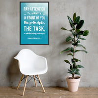 Pay Attention - Framed Safety Posters