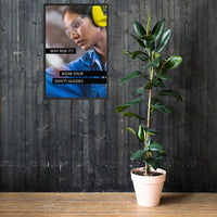 Why Risk It - Framed Safety Posters