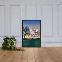 Small Investment - Framed Safety Posters