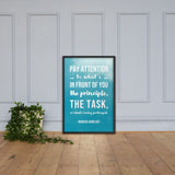 Pay Attention - Framed Safety Posters