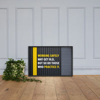Working Safely - Framed Safety Posters