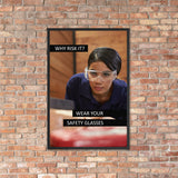 Why Risk It - Framed Safety Posters