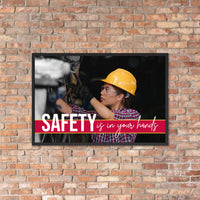 Safety is in Your Hands - Framed Safety Posters