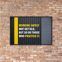 Working Safely - Framed Safety Posters