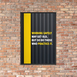 Working Safely - Framed Safety Posters