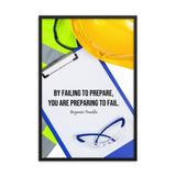 Failing to Prepare - Framed Safety Posters