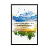 Continuous Improvement - Framed Safety Posters