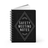 Safety Meeting Notes - Spiral Bound Journal