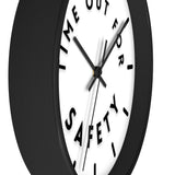 Time Out for Safety - Wall Clock
