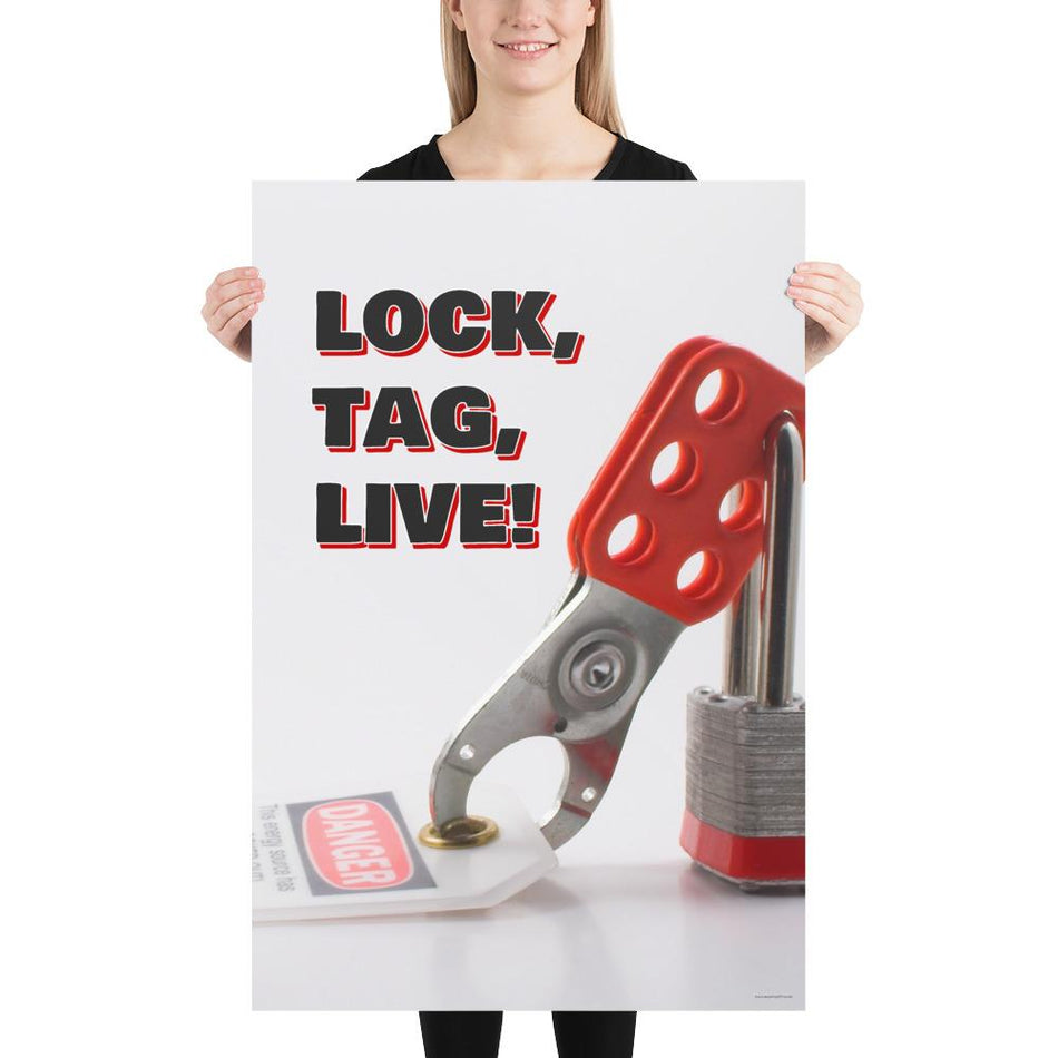 Premium Safety Posters – tagged “lockout/tagout” – Inspire Safety