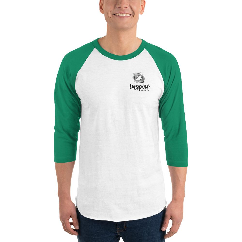Inspire Safety ¾ Sleeve Shirt Shirt Inspire Safety White/Kelly XS 