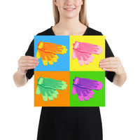 Colorful Safety Art - Gloves - Premium Safety Poster