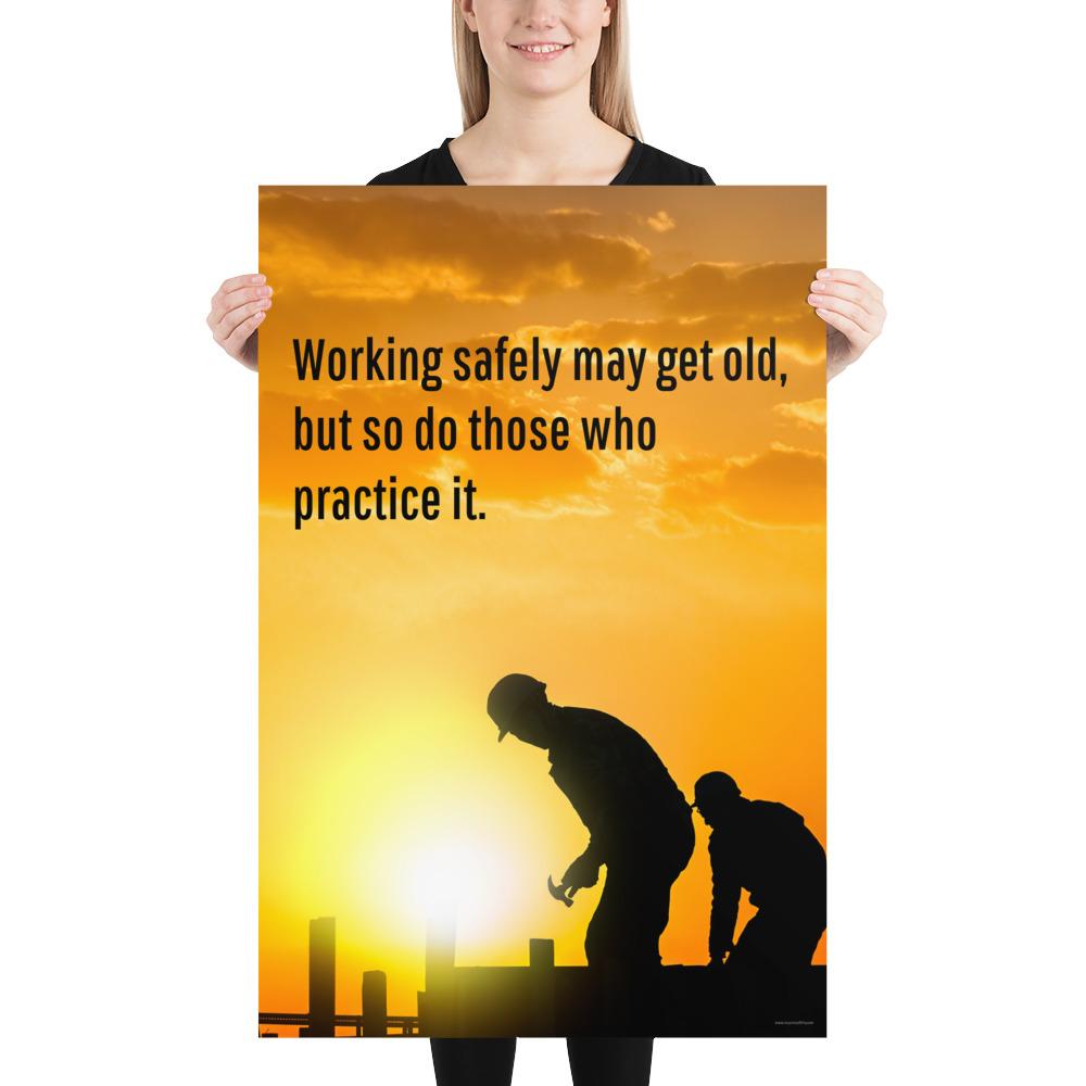 Working Safely - Premium Safety Poster