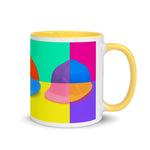 Colorful Safety Art - Hard Hats - Ceramic Mug with Color Inside